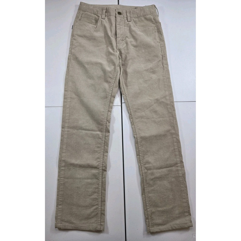 Vineyard Vines Men's Straight Fit Corduroy Pants Khaki Size 28x34 Actual 29x30
